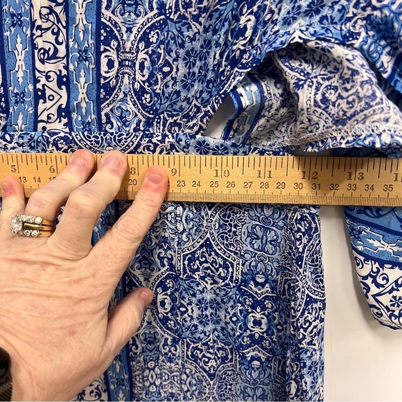 Surf Gypsy Paisley Maxi Dress Swim Cover-Up with open back size small - Picture 13 of 16